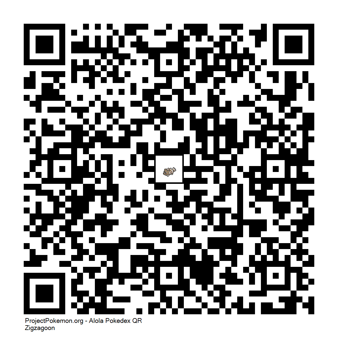 Cdigo QR de Zigzagoon